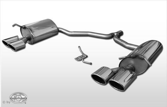 FOX Mercedes E-Klasse Coupe C207 - 4 Zylinder Endschalldämpfer rechts/links - 2x115x85 Typ 32 rechts/links