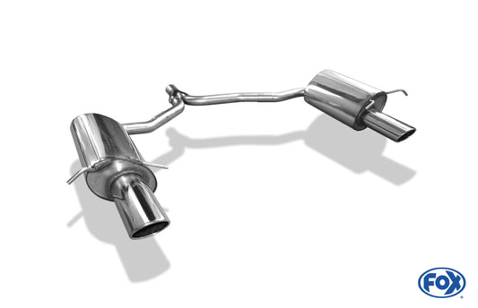 FOX Mercedes E-Klasse Coupe C207 - 4 Zylinder Endschalldämpfer rechts/links - 1x115x85 Typ 32 rechts/links