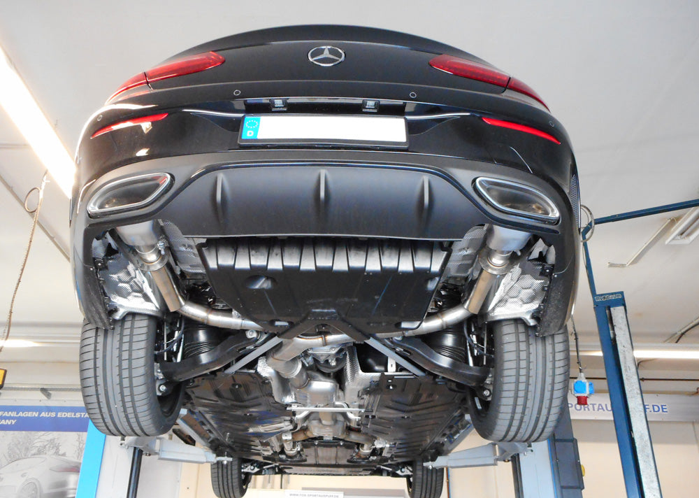 FOX Mercedes E-Klasse A238 Cabrio Endschalldämpfer rechts/links ohne Endrohre