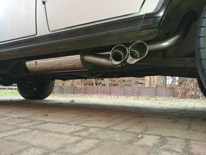 FOX Mercedes G-Klasse - 463 (ohne Trittbrett) Endschalldämpfer Ausgang seitlich - 2x76 Typ 14