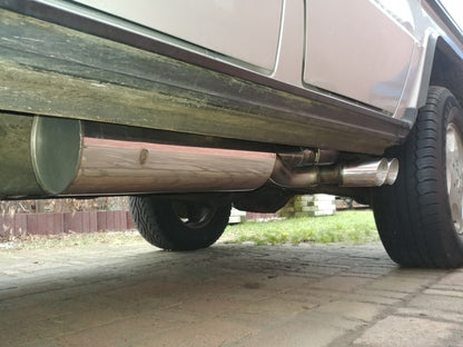 FOX Mercedes G-Klasse - 463 (ohne Trittbrett) Endschalldämpfer Ausgang seitlich - 2x76 Typ 14
