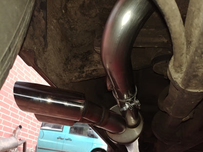 FOX Mercedes G-Klasse - 463 (ohne Trittbrett) Endschalldämpfer Ausgang seitlich - 2x76 Typ 14