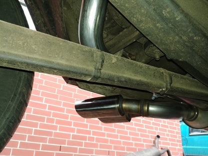 FOX Mercedes G-Klasse - 463 (ohne Trittbrett) Endschalldämpfer Ausgang seitlich - 2x76 Typ 14