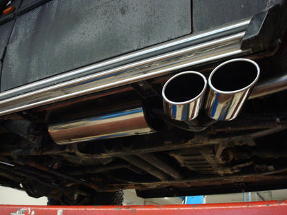 FOX Mercedes G-Klasse - 463 (mit Trittbrett) Endschalldämpfer Ausgang seitlich - 2x115x85 Typ 38 (2x nach links abgeschrägt)