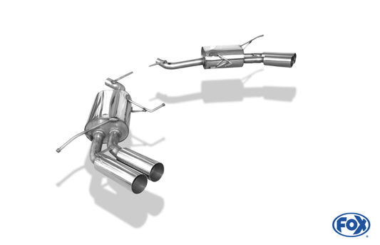 FOX Mercedes GL-Klasse X164 Endschalldämpfer rechts/links - 2x76 Typ 10 rechts/links