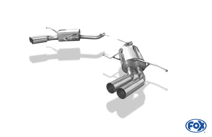 FOX Mercedes GL-Klasse X164 Endschalldämpfer rechts/links - 2x76 Typ 10 rechts/links