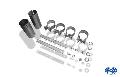 FOX Mercedes GL-Klasse X164 Endschalldämpfer rechts/links - 2x76 Typ 13 rechts/links