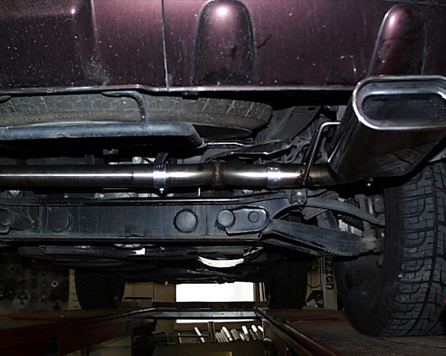 FOX Mercedes M-Klasse Typ W163 Endschalldämpfer Ausgang rechts/links (Eingang zweiflutig) - 135x80 Typ 53 rechts/links