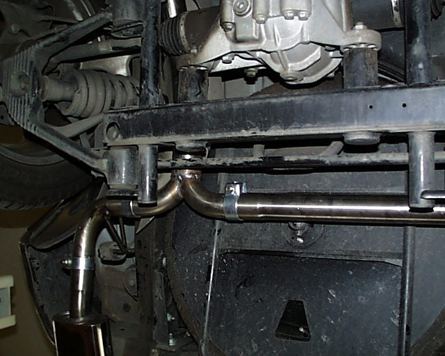 FOX Mercedes M-Klasse Typ W163 Endschalldämpfer Ausgang rechts/links (Eingang zweiflutig) - 135x80 Typ 53 rechts/links