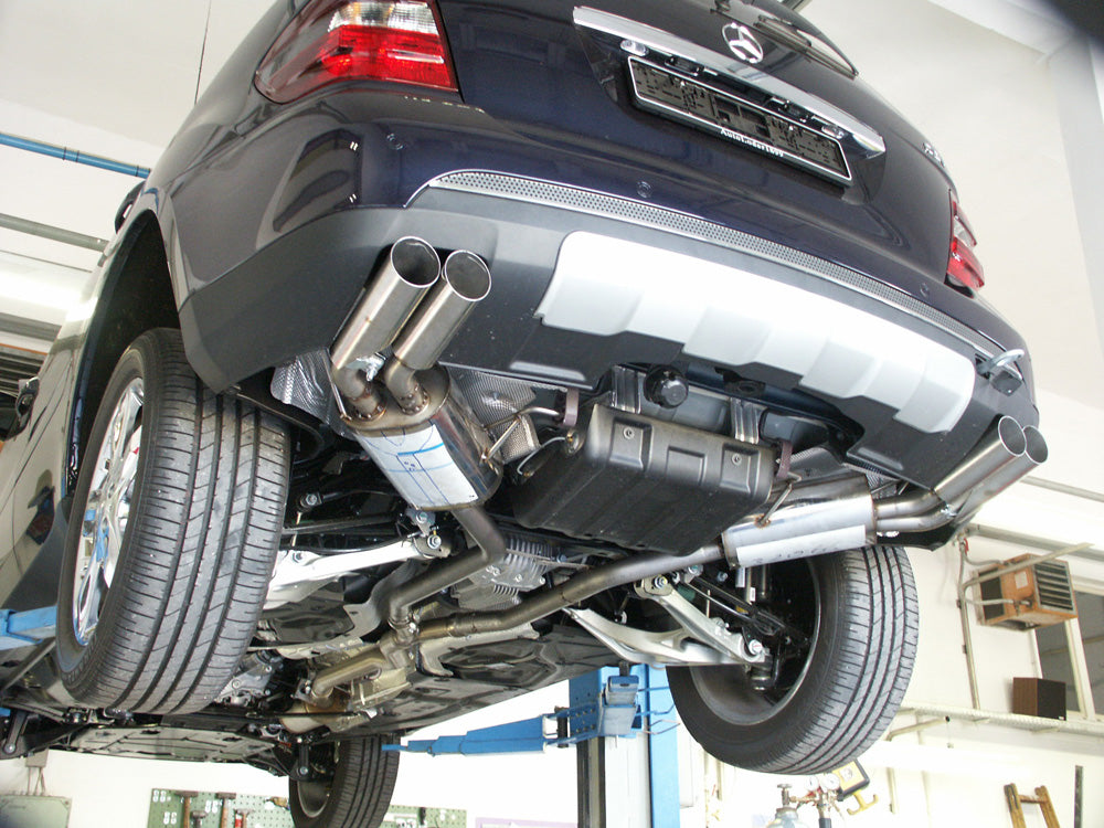 FOX Mercedes M-Klasse Typ W164 Endschalldämpfer rechts/links - 2x76 Typ 10 rechts/links