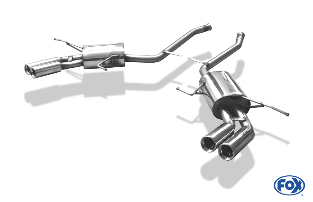 FOX Mercedes M-Klasse Typ W164 Endschalldämpfer rechts/links - 2x76 Typ 13 rechts/links