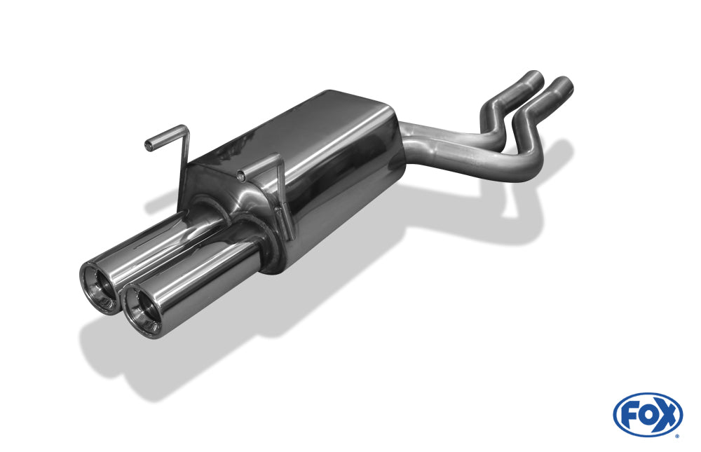 FOX Mercedes S-Klasse W140/ C140 Endschalldämpfer - 2x90 Typ 13