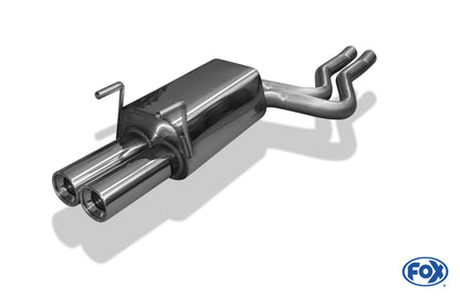 FOX Mercedes S-Klasse W140/ C140 Endschalldämpfer - 2x90 Typ 13
