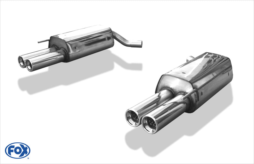 FOX Mercedes S-Klasse W220 Endschalldämpfer rechts/links - 2x80 Typ 13 rechts/links