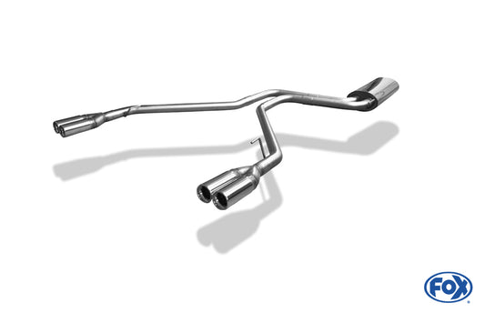 FOX Mercedes Vito 638 Endschalldämpfer Ausgang rechts/links - 2x80 Typ 13 rechts/links