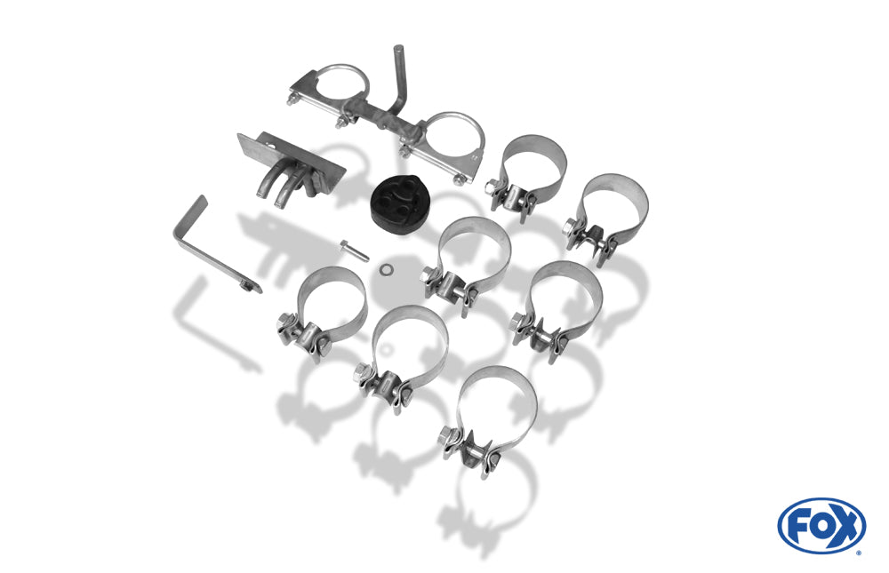 FOX Mercedes Vito 638 Endschalldämpfer Ausgang rechts/links  - 135x80 Typ 53 rechts/links