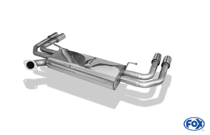 FOX Mercedes Vito/ Viano - W639 (nicht Compact) Endschalldämpfer quer Ausgang rechts/links  - 2x76 Typ 11 rechts/links