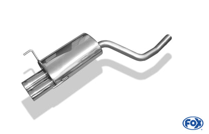 FOX Mercedes CLK Typ 208 Endschalldämpfer  - 2x80 Typ 13