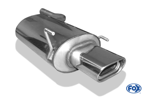 FOX Mercedes CLK Typ 208 Endschalldämpfer - 135x80 Typ 53