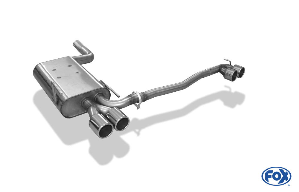 FOX Mercedes CLK Typ 208 Endschalldämpfer Ausgang rechts/links - 2x76 Typ 12 rechts/links