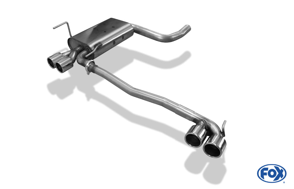 FOX Mercedes CLK Typ 208 Endschalldämpfer Ausgang rechts/links - 2x76 Typ 12 rechts/links