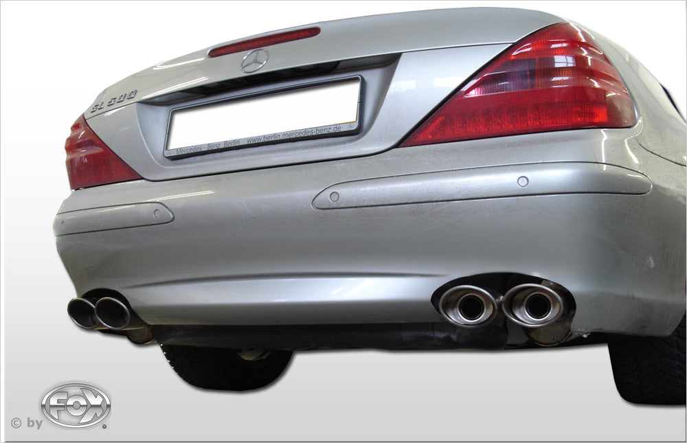 FOX Mercedes SL Typ 230 - Super Sound! Endschalldämpfer rechts/links - 2x115x85 Typ 32 rechts/links