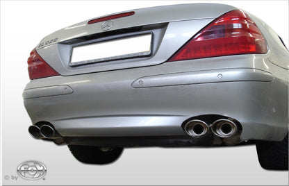 FOX Mercedes SL Typ 230 - Super Sound! Endschalldämpfer rechts/links - 2x115x85 Typ 32 rechts/links