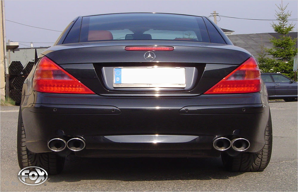 FOX Mercedes SL Typ 230 - Super Sound! Endschalldämpfer rechts/links - 2x115x85 Typ 32 rechts/links