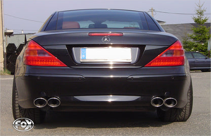 FOX Mercedes SL Typ 230 - Super Sound! Endschalldämpfer rechts/links - 2x115x85 Typ 32 rechts/links