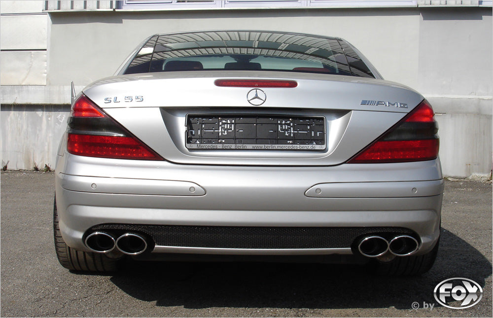 FOX Mercedes SL55 R230 Endschalldämpfer rechts/links - 2x115x85 Typ 32 rechts/links