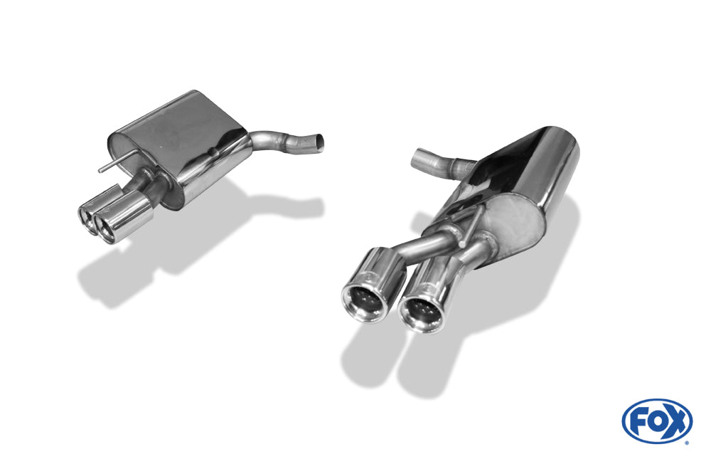 FOX Mercedes SL Typ 230 Facelift Endschalldämpfer rechts/links kurze Variante - 2x80 Typ 13 rechts/links