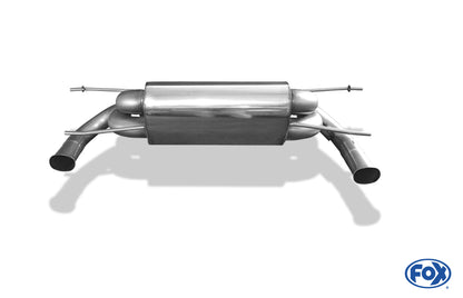 FOX Mercedes SLS - C197 Endschalldämpfer quer Ausgang rechts/links Ø70mm - Endrohre nicht sichtbar