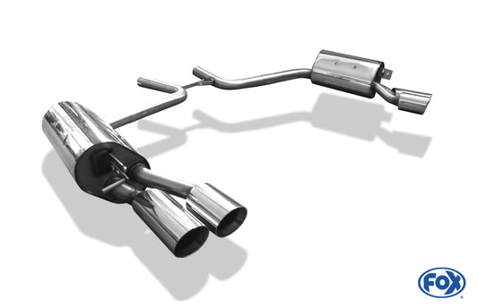 FOX Mercedes CLS Typ C219 Endschalldämpfer rechts/links - 2x90 Typ 25 rechts/links