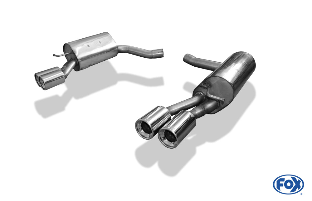 FOX Mercedes CLS W218 Endschalldämpfer rechts/links 63,5mm - 2x90 Typ 13 rechts/links