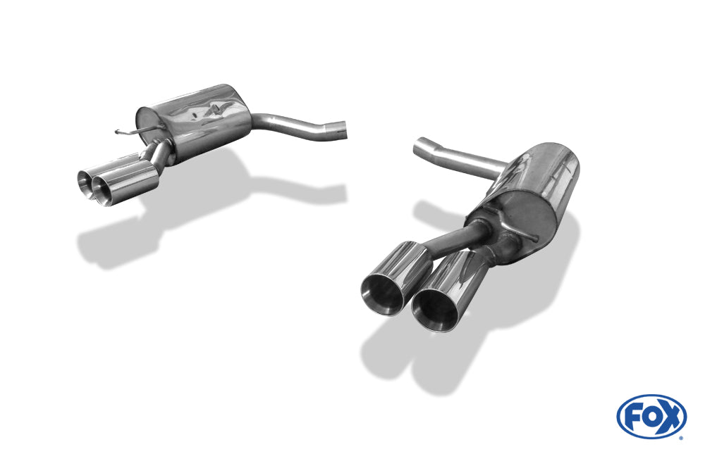 FOX Mercedes CLS W218 Endschalldämpfer rechts/links 63,5mm - 2x90 Typ 25 rechts/links