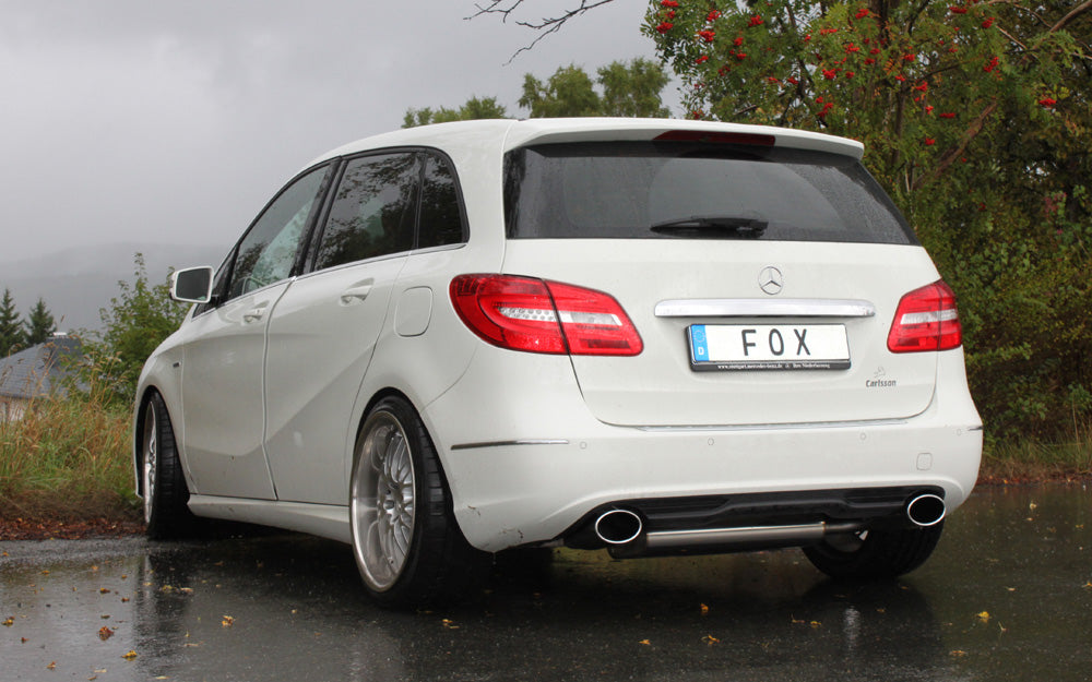 FOX Mercedes B-Klasse - 246 - 4-matic Endschalldämpfer quer Ausgang rechts/links - 140x90 Typ 32 rechts/links