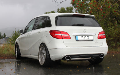FOX Mercedes B-Klasse - 246 - 4-matic Endschalldämpfer quer Ausgang rechts/links - 140x90 Typ 32 rechts/links