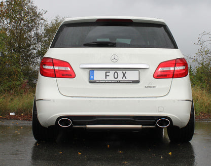 FOX Mercedes B-Klasse - 246 Endschalldämpfer quer Ausgang rechts/links - 140x90 Typ 32 rechts/links