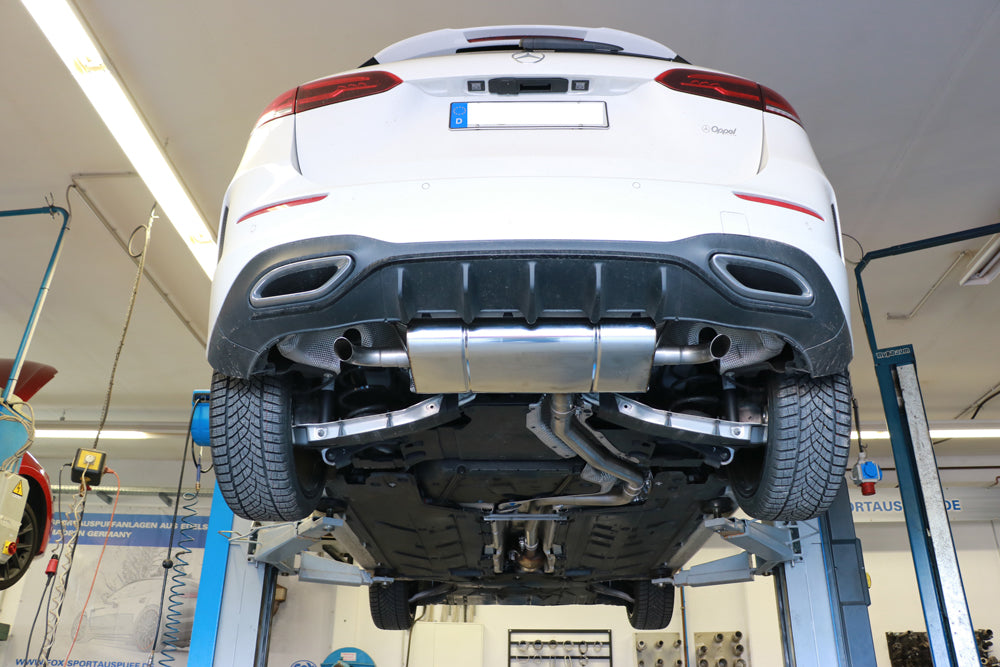 FOX Mercedes B-Klasse - 247 Endschalldämpfer quer Ausgang rechts/links