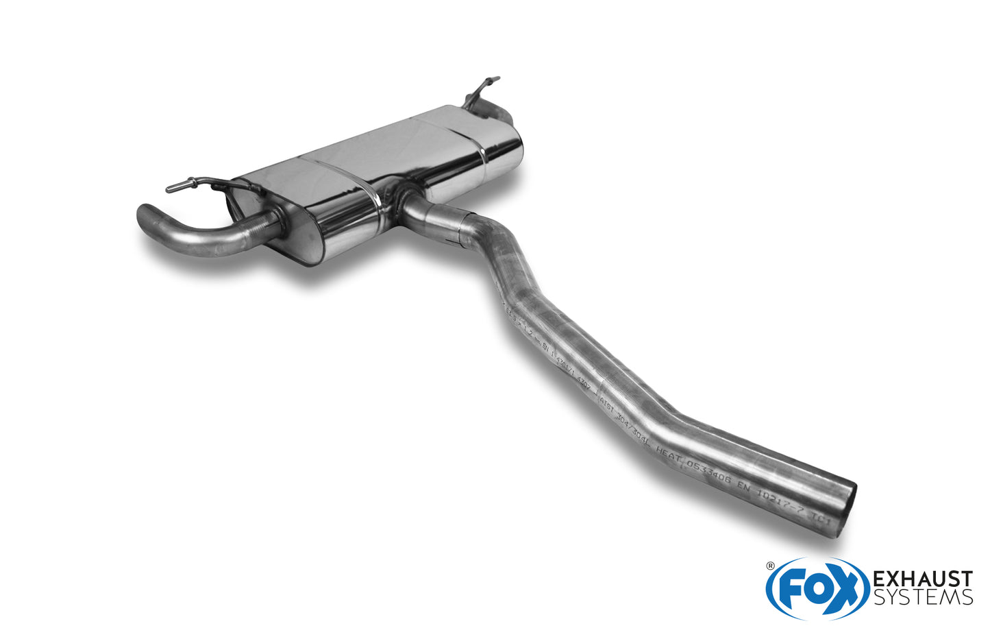 FOX Mercedes B-Klasse - 247 Endschalldämpfer quer Ausgang rechts/links