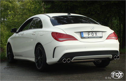 FOX Mercedes CLA - C117/ X117 Frontantrieb Endschalldämpfer quer Ausgang rechts/links - 2x80 Typ 12 rechts/links