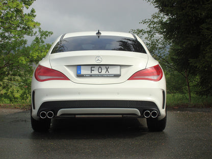 FOX Mercedes CLA - C117/ X117 Frontantrieb Endschalldämpfer quer Ausgang rechts/links - 2x80 Typ 12 rechts/links