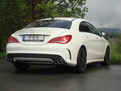 FOX Mercedes CLA - C117/ X117 Frontantrieb Endschalldämpfer quer Ausgang rechts/links - 2x80 Typ 12 rechts/links