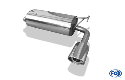 FOX Mitsubishi Outlander 4WD Endschalldämpfer - 115x85 Typ 33