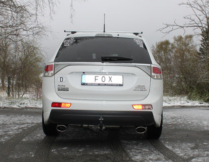 FOX Mitsubishi Outlander III 4WD - GG/GF Endschalldämpfer quer Ausgang rechts/links - 140x90 Typ 32 rechts/links