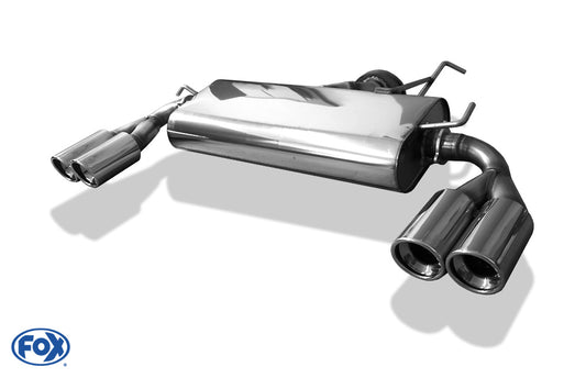 FOX Mitsubishi Lancer CYO - Stufenheck/ Sportback Endschalldämpfer quer Ausgang rechts/links - 2x90 Typ 17 rechts/links