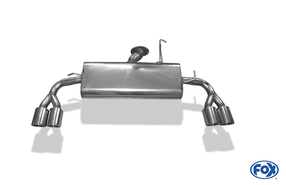 FOX Mitsubishi Lancer CYO - Stufenheck/ Sportback Endschalldämpfer quer Ausgang rechts/links - 2x90 Typ 17 rechts/links