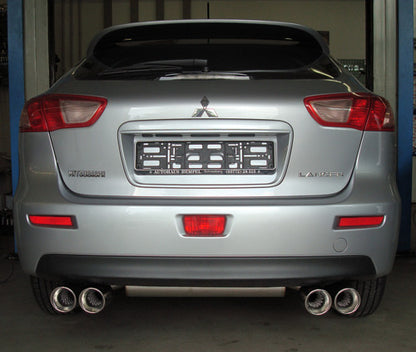 FOX Mitsubishi Lancer CYO - Stufenheck/ Sportback Endschalldämpfer quer Ausgang rechts/links - 2x90 Typ 17 rechts/links