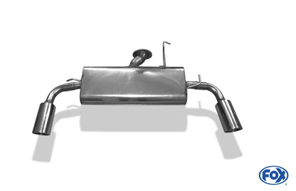 FOX Mitsubishi Lancer CYO - Stufenheck/ Sportback Endschalldämpfer quer Ausgang rechts/links - 1x100 Typ 17 rechts/links