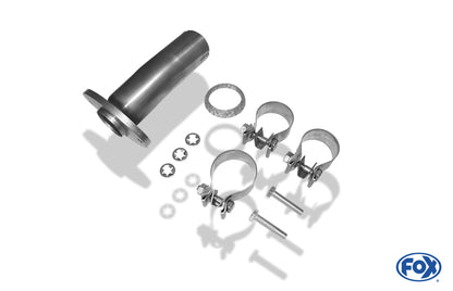 FOX Mitsubishi Lancer CYO - Stufenheck/ Sportback Endschalldämpfer quer Ausgang rechts/links - 1x100 Typ 17 rechts/links